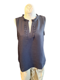 Noir Ruffle Top