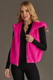 Yuletide Pink Fur Vest