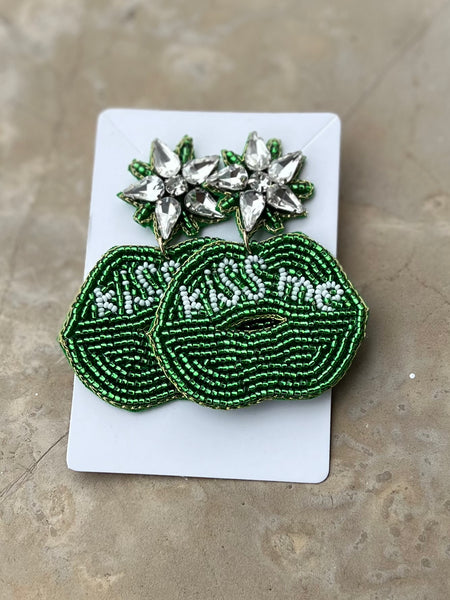 Say It Loud Beaded Earrings