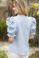 Blue Roses Top