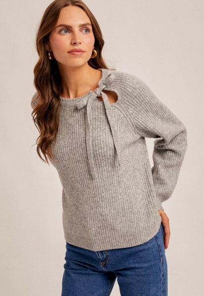 Knots About You Sweater (grey)