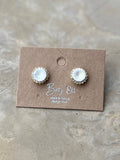 Crystal Ball Studs by Betty Oh