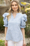 Blue Roses Top