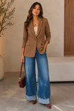 Classic Houndstooth Blazer