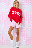 Gingham Kiss Sweatshirt