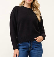 Poker Face Sweater - Black