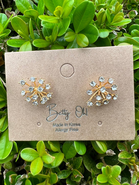 Star Burst Studs by Betty Oh