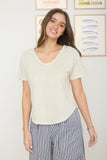 Stonewash Staple Scoop neck Tee