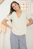 Stonewash Staple Scoop neck Tee