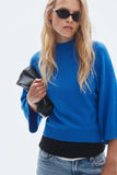 Blue Cadence Sweater