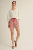 Harbor Stripe Utility Shorts