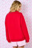 Gingham Kiss Sweatshirt