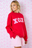 Gingham Kiss Sweatshirt