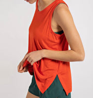 Carpe Diem Tank - Spicy Orange