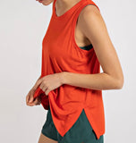 Carpe Diem Tank - Spicy Orange