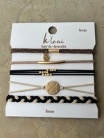 Dual Function Hair Tie/Bracelet Stack