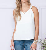 Knot My Problem Tank - White