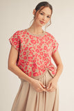 Why Knot Leopard Top