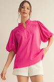 Pink Authority Top