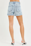 Sunlit Bloom Denim Shorts