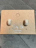 Pin Up Pearl Studs by Betty Oh